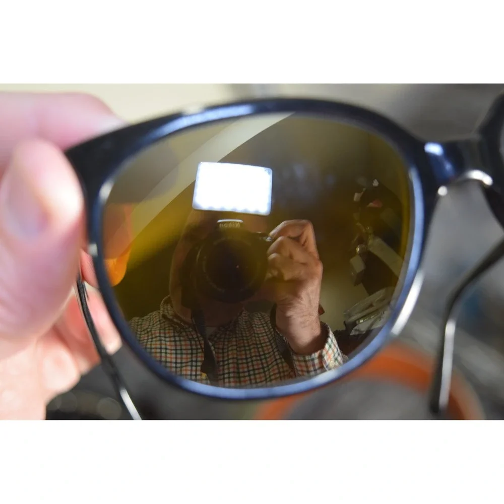RARE 1960's Vuarnet Pouilloux 002 Sunglasses France Made Black Cat Eye Pre-1968